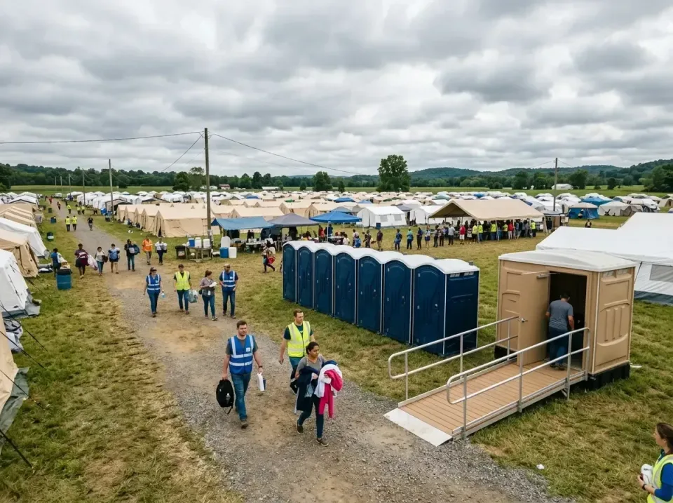 disaster-relief-camp-restrooms-010 — frequently asked questions, Dumpster & Portable Bathrooms Rental in Crown Point, IN